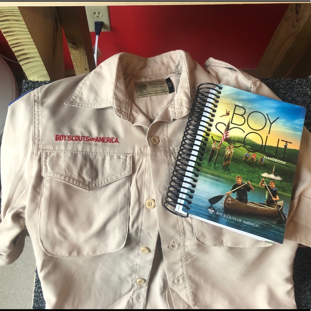 Boy Scouts of America Uniform Shirt & Handbook